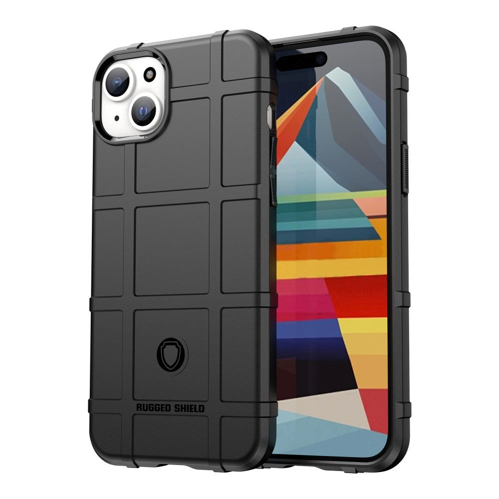 iPhone 15 Plus Rugged Shield Series Håndværker Cover - Sort