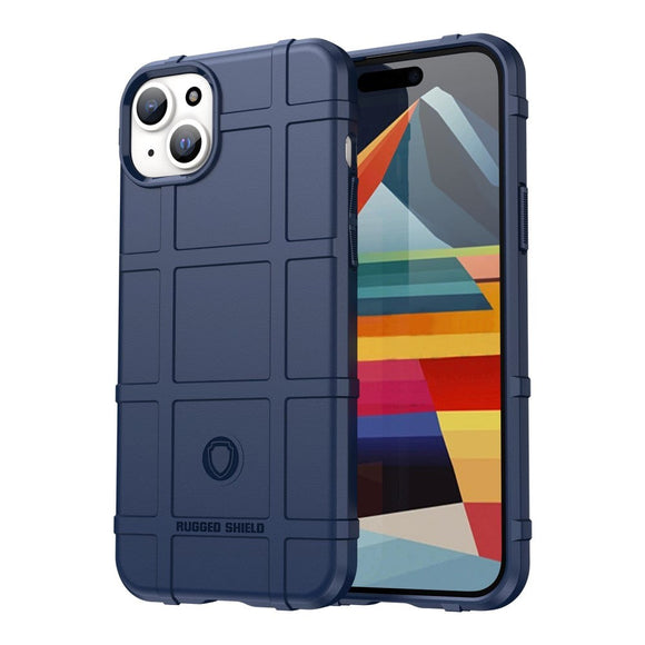 iPhone 15 Plus Rugged Shield Series Håndværker Cover - Blå