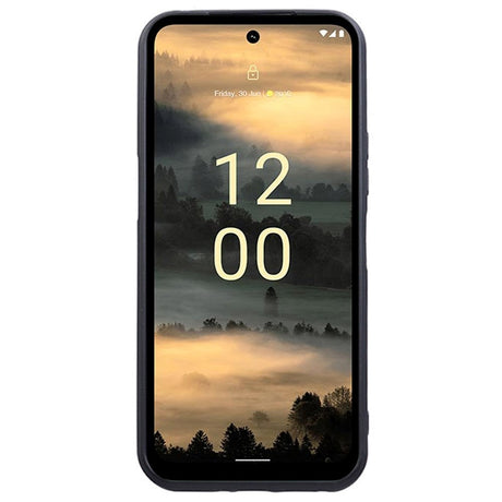 Nokia XR21 Mat Fleksibelt Plastik Cover - Sort