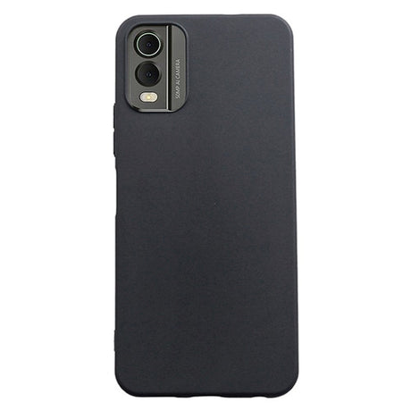 Nokia C32 Mat Fleksibelt Plastik Cover - Sort