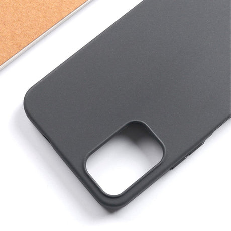 Nokia C32 Mat Fleksibelt Plastik Cover - Sort