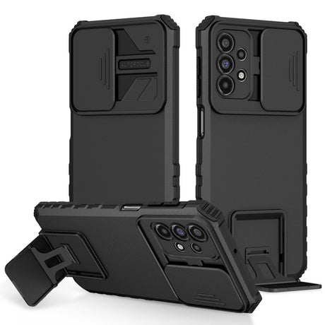 EIDERWOOD Samsung Galaxy A23 / A23 (5G) Håndværker Cover m. Kickstand & Cam Slider - Sort