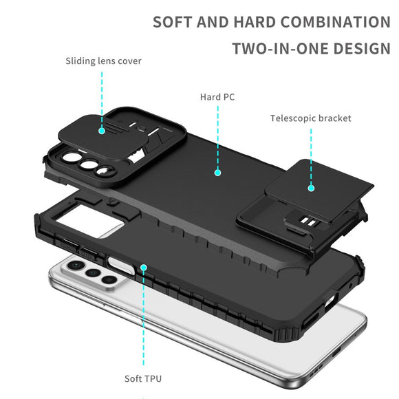 EIDERWOOD Motorola Moto G42 Håndværker Cover m. Kickstand & Cam Slider - Sort