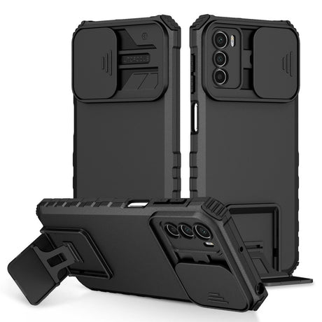 EIDERWOOD Motorola Moto G42 Håndværker Cover m. Kickstand & Cam Slider - Sort