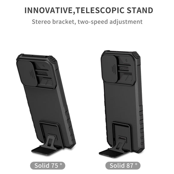 EIDERWOOD Motorola Moto G42 Håndværker Cover m. Kickstand & Cam Slider - Sort