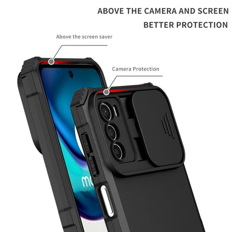 EIDERWOOD Motorola Moto G42 Håndværker Cover m. Kickstand & Cam Slider - Sort