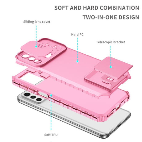 EIDERWOOD Motorola Moto G42 Håndværker Cover m. Kickstand & Cam Slider - Pink