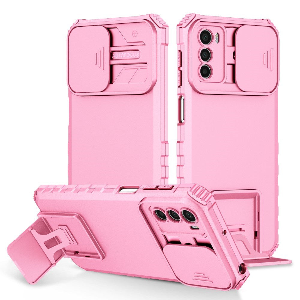 EIDERWOOD Motorola Moto G42 Håndværker Cover m. Kickstand & Cam Slider - Pink