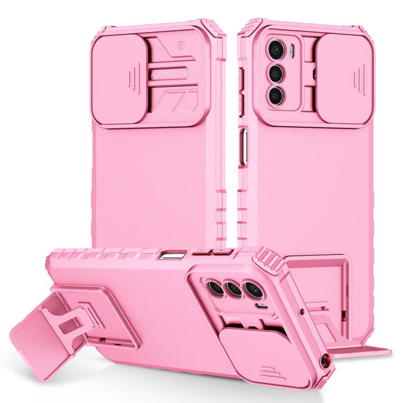 EIDERWOOD Motorola Moto G42 Håndværker Cover m. Kickstand & Cam Slider - Pink