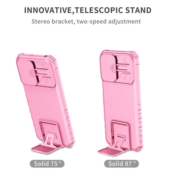 EIDERWOOD Motorola Moto G42 Håndværker Cover m. Kickstand & Cam Slider - Pink