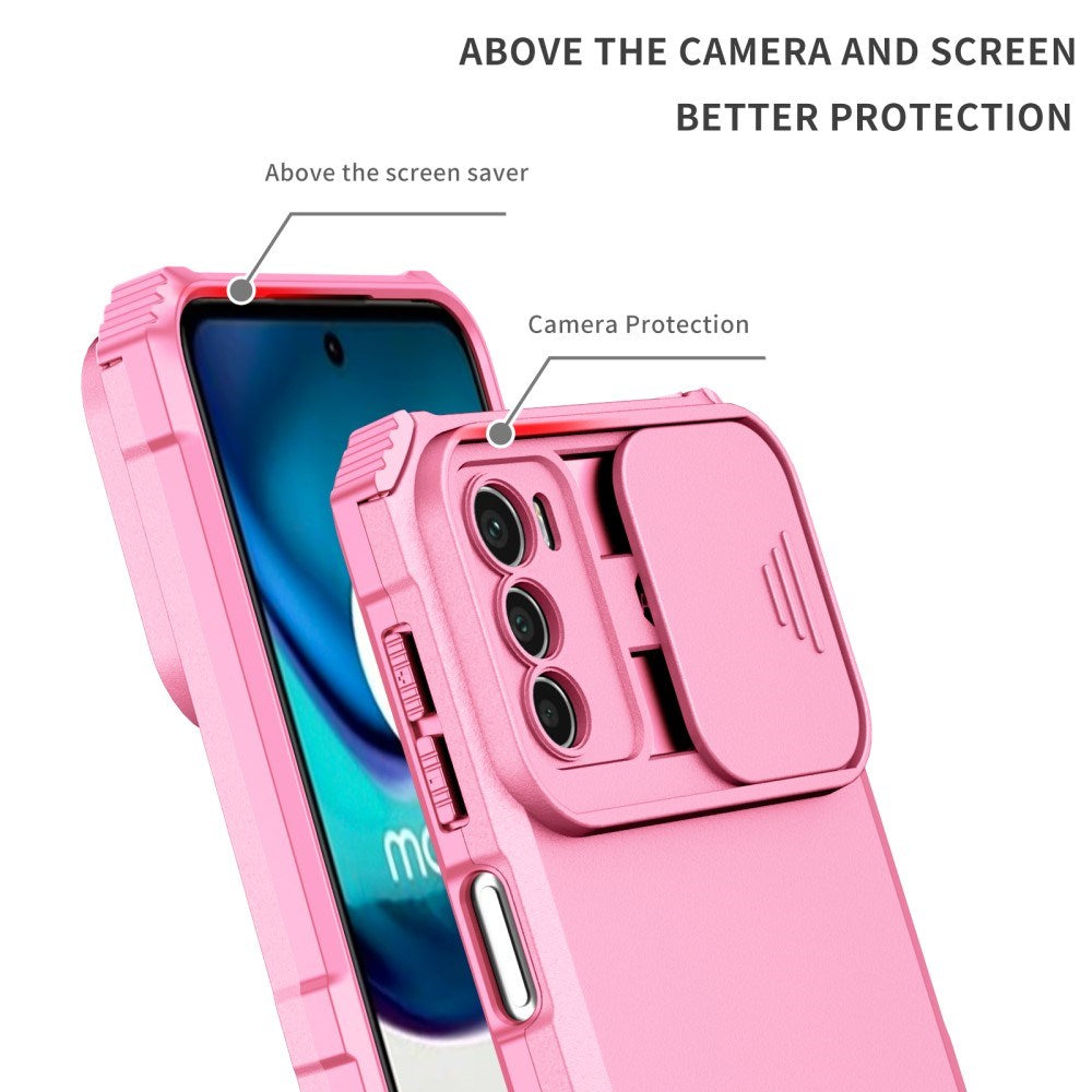 EIDERWOOD Motorola Moto G42 Håndværker Cover m. Kickstand & Cam Slider - Pink