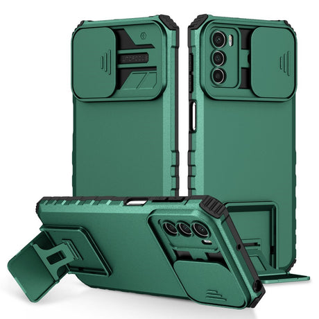 EIDERWOOD Motorola Moto G42 Håndværker Cover m. Kickstand & Cam Slider - Grøn