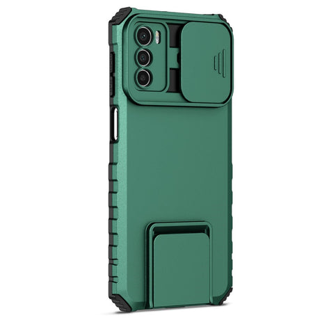 EIDERWOOD Motorola Moto G42 Håndværker Cover m. Kickstand & Cam Slider - Grøn