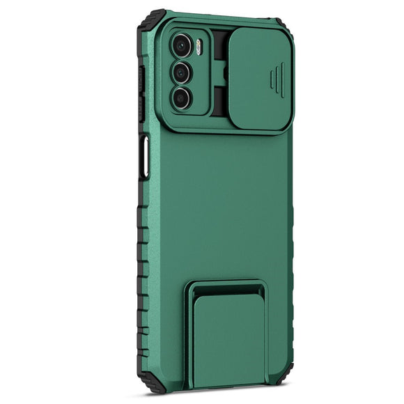 EIDERWOOD Motorola Moto G42 Håndværker Cover m. Kickstand & Cam Slider - Grøn
