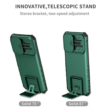 EIDERWOOD Motorola Moto G42 Håndværker Cover m. Kickstand & Cam Slider - Grøn
