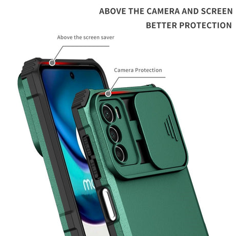 EIDERWOOD Motorola Moto G42 Håndværker Cover m. Kickstand & Cam Slider - Grøn