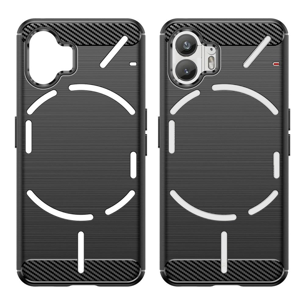 Nothing Phone (2) Brushed Carbon Cover - Sort