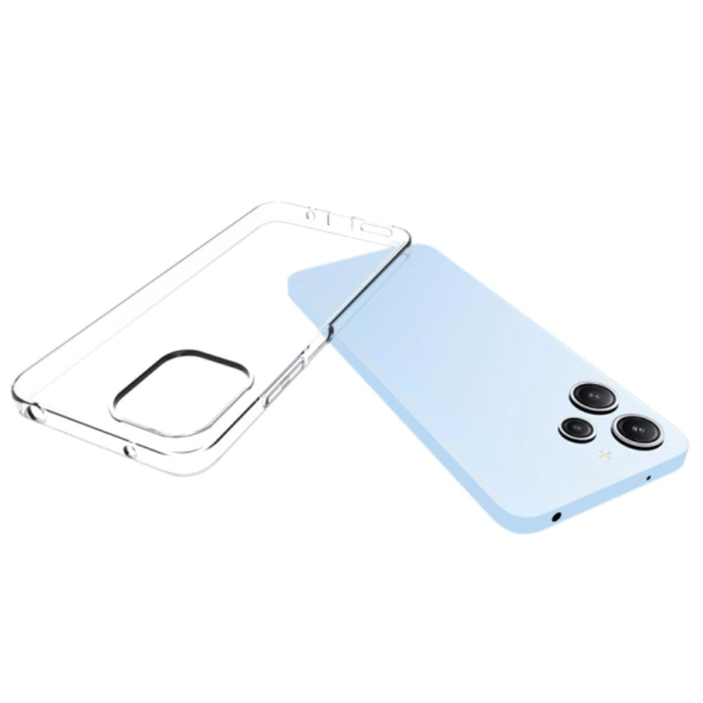 Xiaomi Redmi 12 (4G) / 12 (5G) / Poco M6 Pro (5G) Fleksibelt Plastik Cover - Gennemsigtig