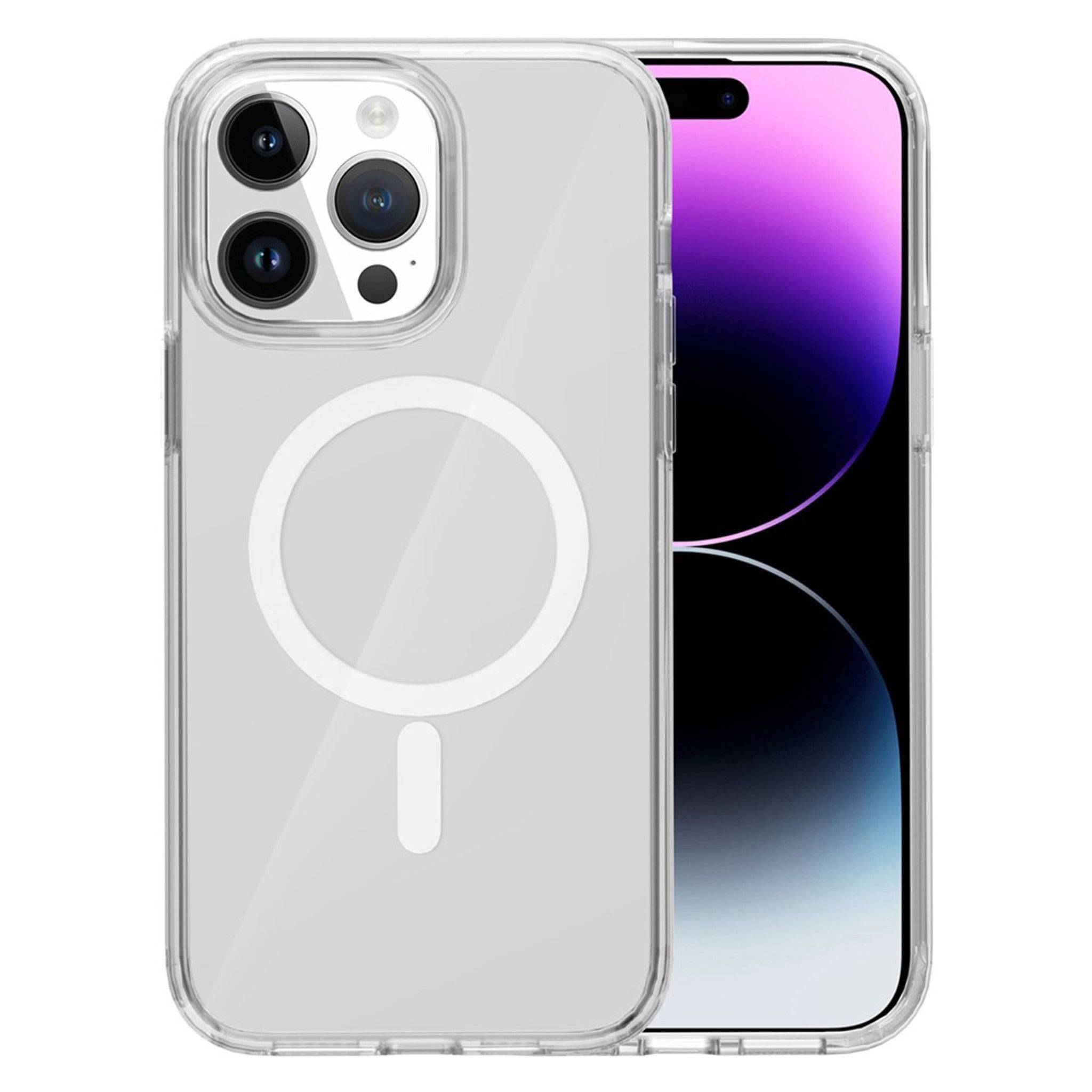 iPhone 15 Pro Max EIDERWOOD Hybrid Plastik Cover - MagSafe Kompatibel - Gennemsigtig