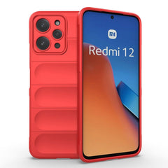 Xiaomi Redmi 12 (4G) Fleksibelt Plastik Cover - Rød