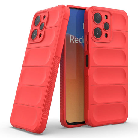 Xiaomi Redmi 12 (4G) Fleksibelt Plastik Cover - Rød