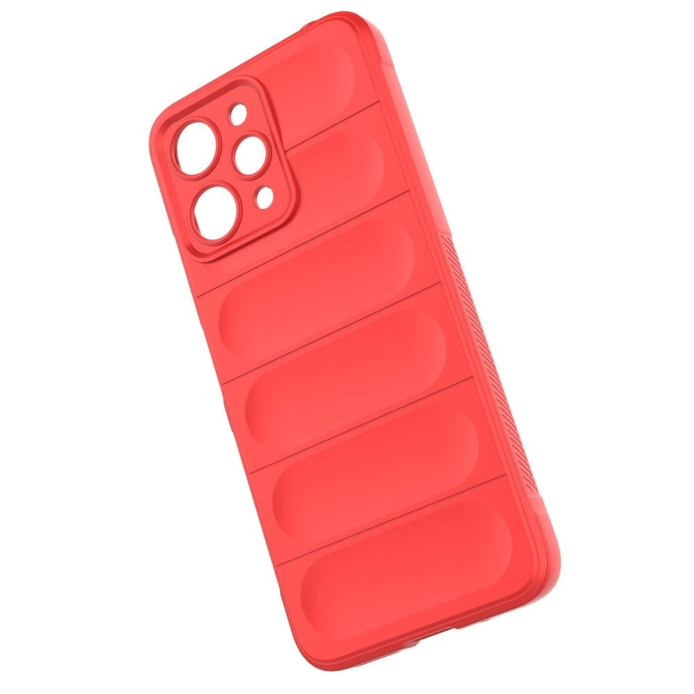 Xiaomi Redmi 12 (4G) Fleksibelt Plastik Cover - Rød
