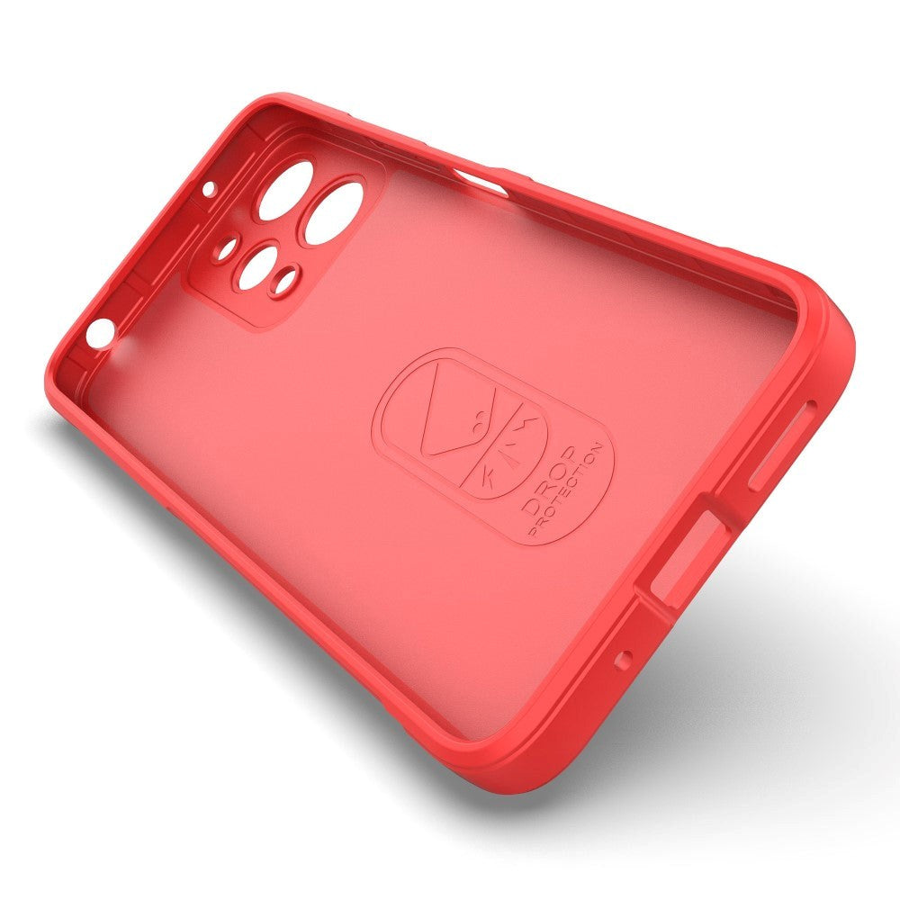 Xiaomi Redmi 12 (4G) Fleksibelt Plastik Cover - Rød