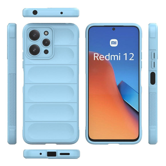 Xiaomi Redmi 12 (4G) Fleksibelt Plastik Cover - Turkis
