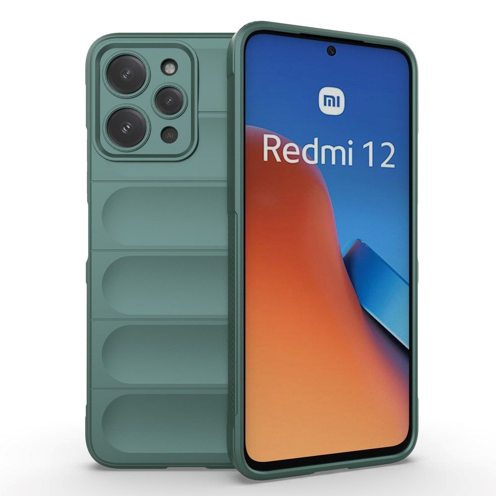 Xiaomi Redmi 12 (4G) Fleksibelt Plastik Cover - Grøn