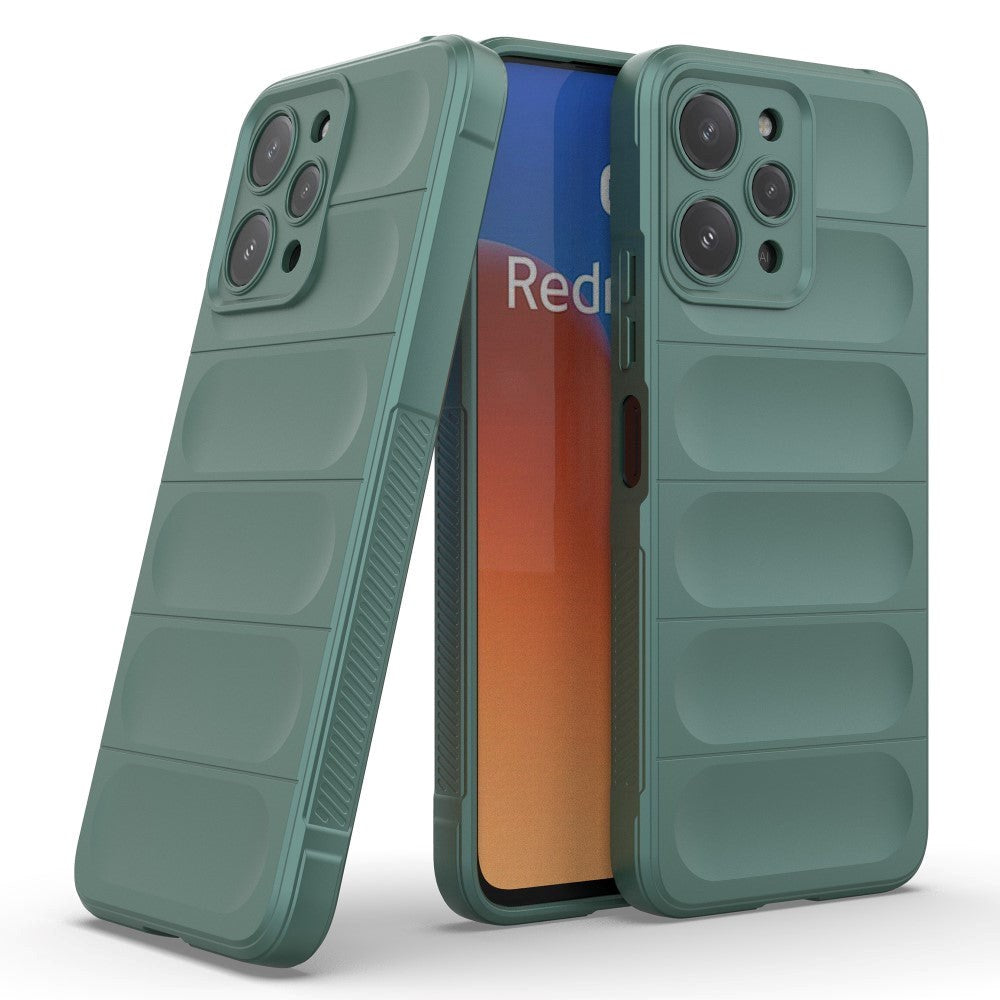Xiaomi Redmi 12 (4G) Fleksibelt Plastik Cover - Grøn