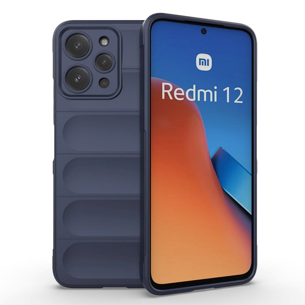 Xiaomi Redmi 12 (4G) Fleksibelt Plastik Cover - Mørkeblå