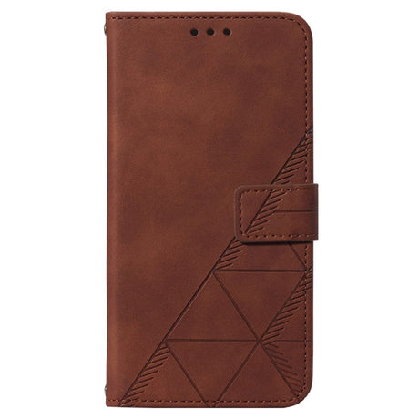 Samsung Galaxy S23 FE Læder Cover m. Pung og Skulderstrop - Brun