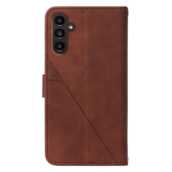 Samsung Galaxy S23 FE Læder Cover m. Pung og Skulderstrop - Brun