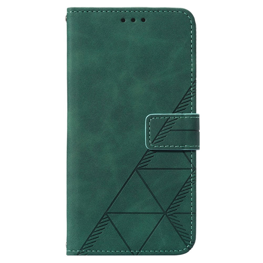 Samsung Galaxy S23 FE Læder Cover m. Pung og Skulderstrop - Grøn