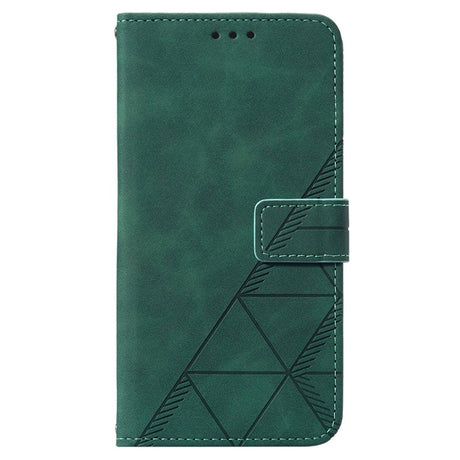 Samsung Galaxy S23 FE Læder Cover m. Pung og Skulderstrop - Grøn