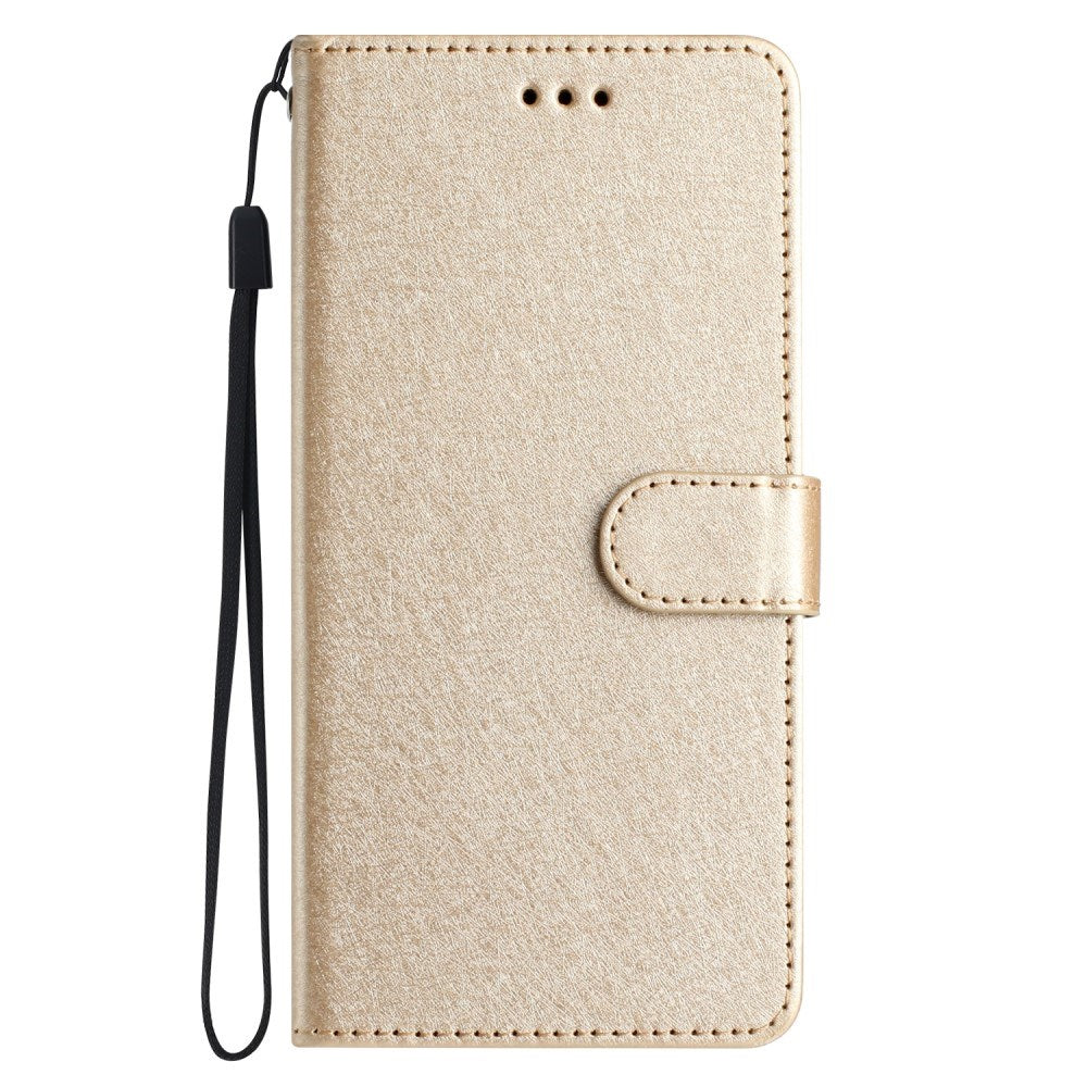 EIDERWOOD iPhone 12 Pro Max Kunstlæder Cover m. Pung & Strop - Guld