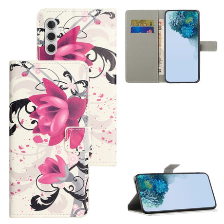 Samsung Galaxy A25 (5G) Læder Cover m. Pung & Ståfunktion - Lotus