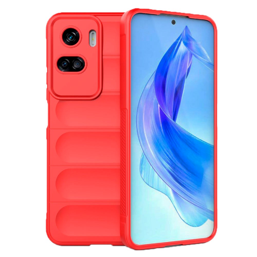 Honor 90 Lite Fleksibelt Plastik Cover - Rød
