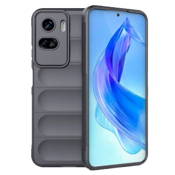 Honor 90 Lite Fleksibelt Plastik Cover - Mørkegrå