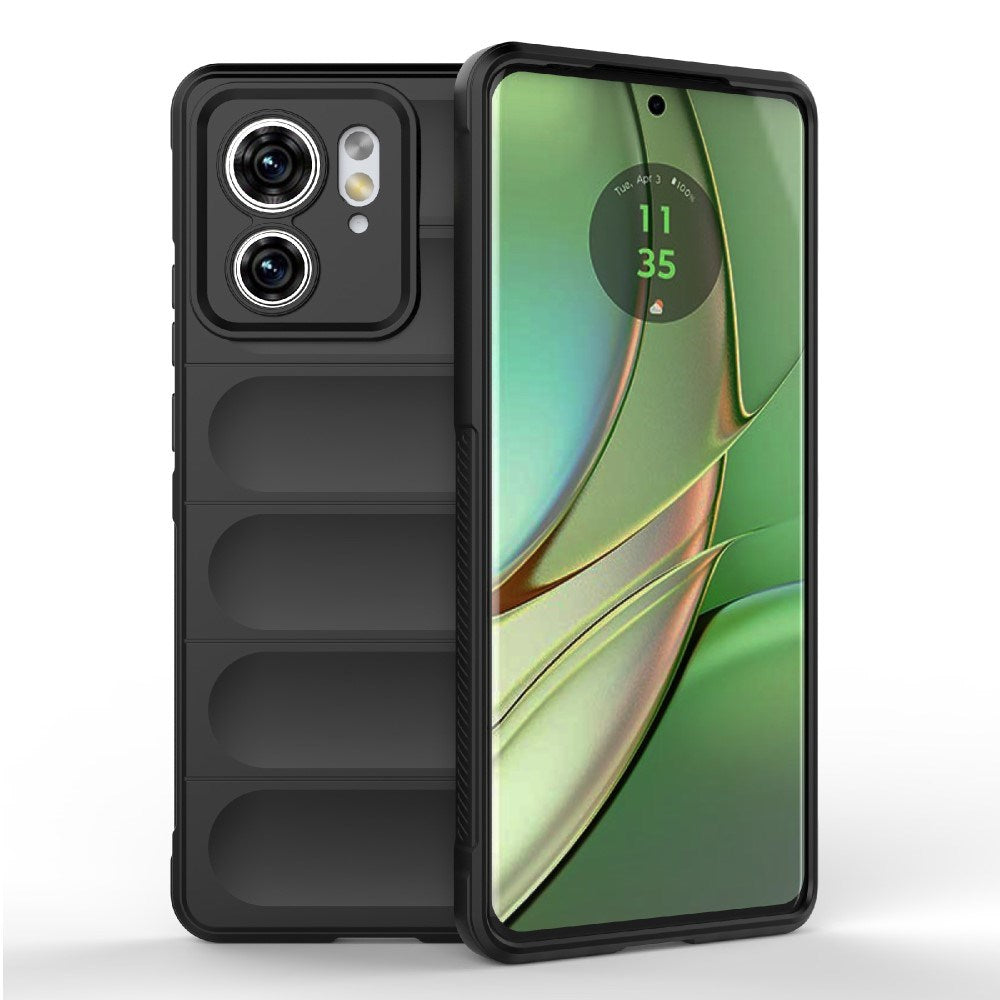 EIDERWOOD Motorola Edge 40 Fleksibelt Plastik Cover - Sort