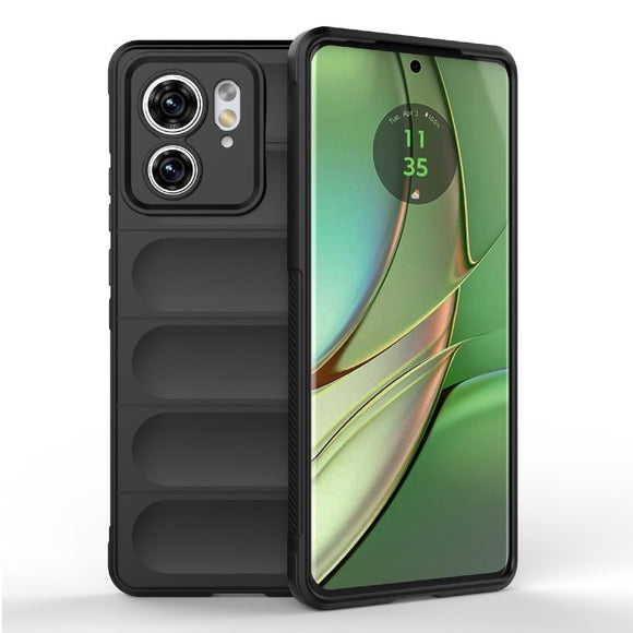 EIDERWOOD Motorola Edge 40 Fleksibelt Plastik Cover - Sort