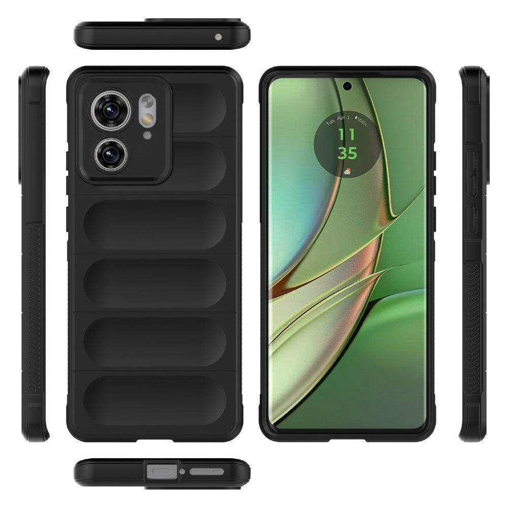 EIDERWOOD Motorola Edge 40 Fleksibelt Plastik Cover - Sort