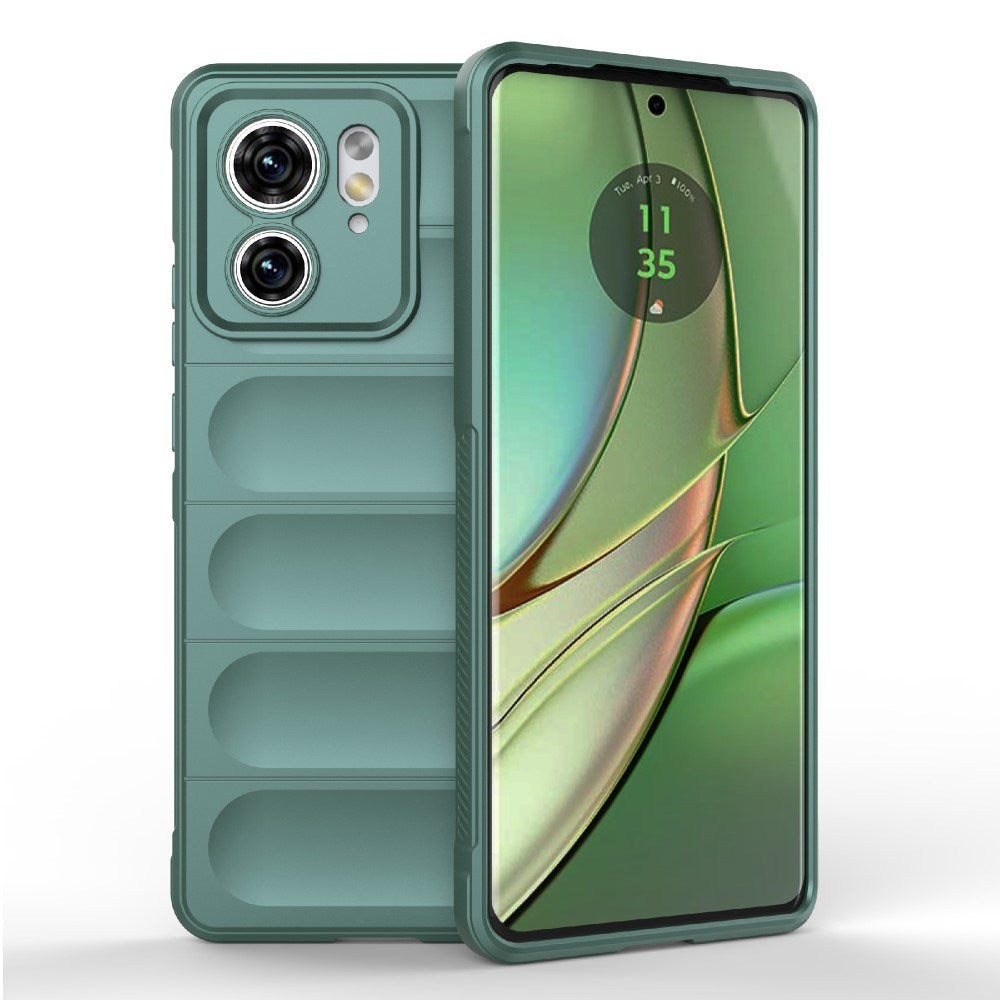 EIDERWOOD Motorola Edge 40 Fleksibelt Plastik Cover - Grøn