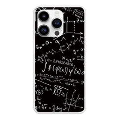 iPhone 15 Pro Fleksibelt Plastik Cover m. Print - Matematisk Formel