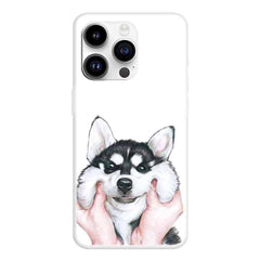iPhone 15 Pro Fleksibelt Plastik Cover m. Print - Husky