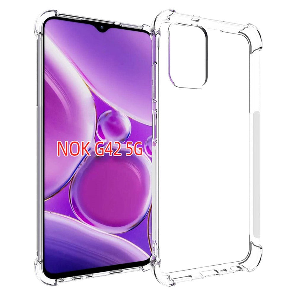 Nokia G42 Shock-Proof Fleksibel Plastik Cover - Gennemsigtig