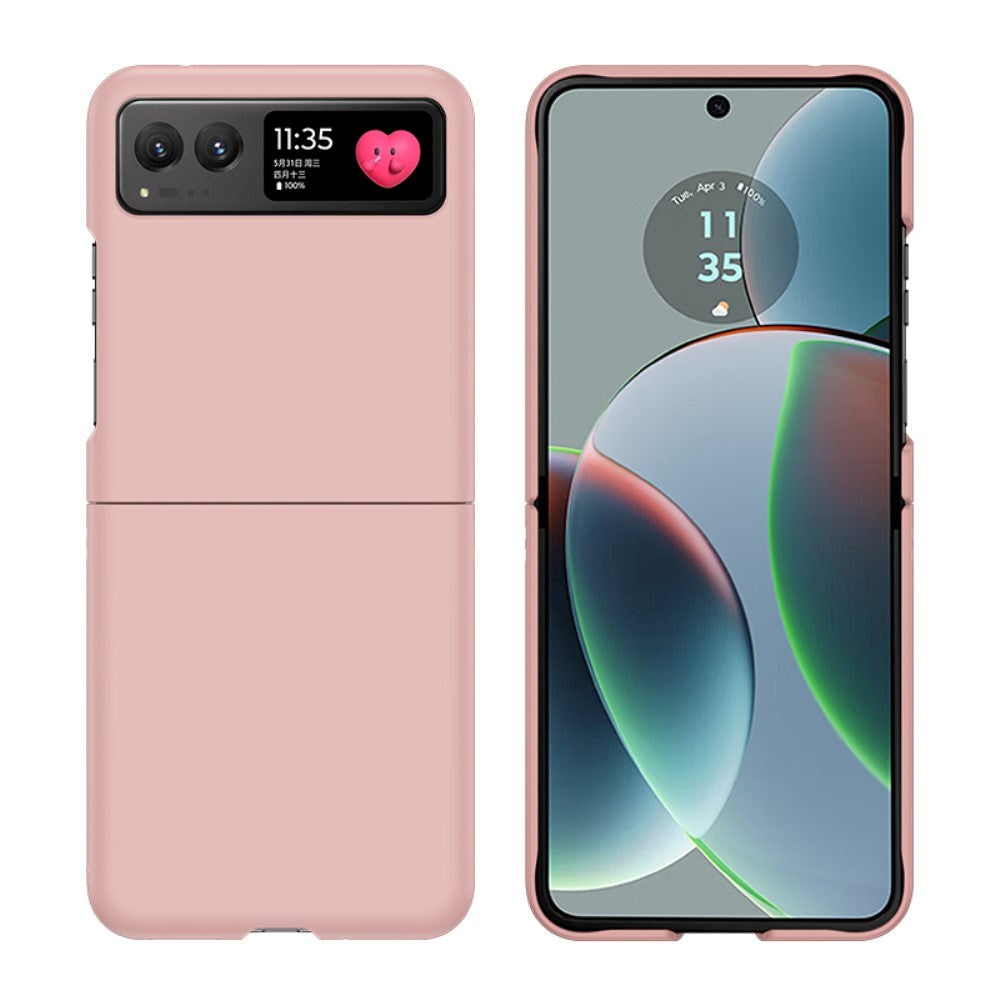 Motorola Razr 40 Hårdt Plastik Cover - Lyserød