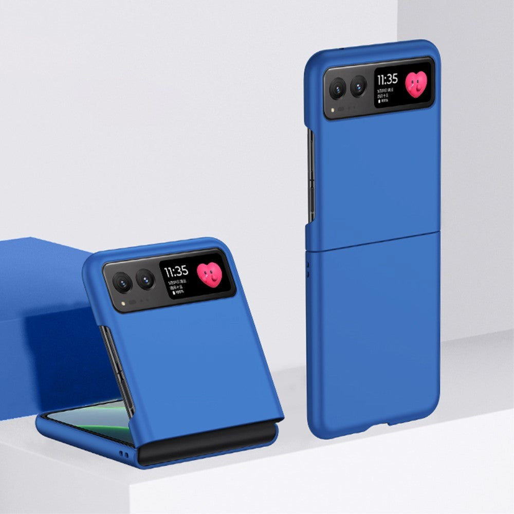 Motorola Razr 40 Hårdt Plastik Cover - Blå