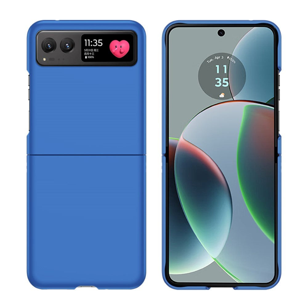 Motorola Razr 40 Hårdt Plastik Cover - Blå