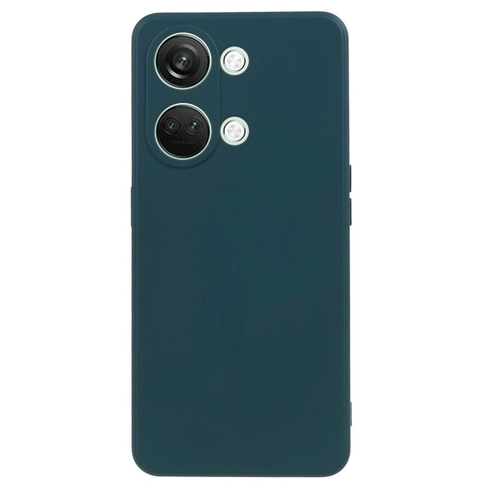OnePlus Nord 3 5G Fleksibelt Plastik Cover - Army Grøn